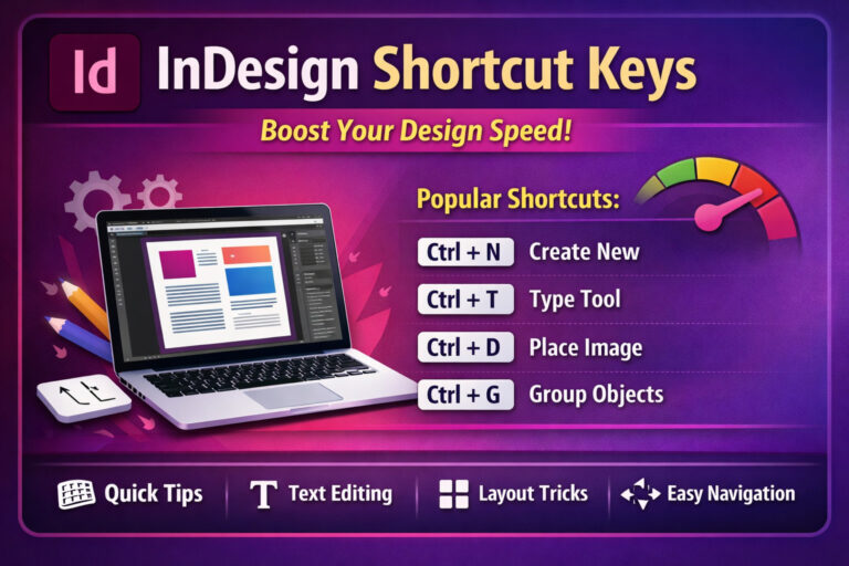 Adobe InDesign shortcuts