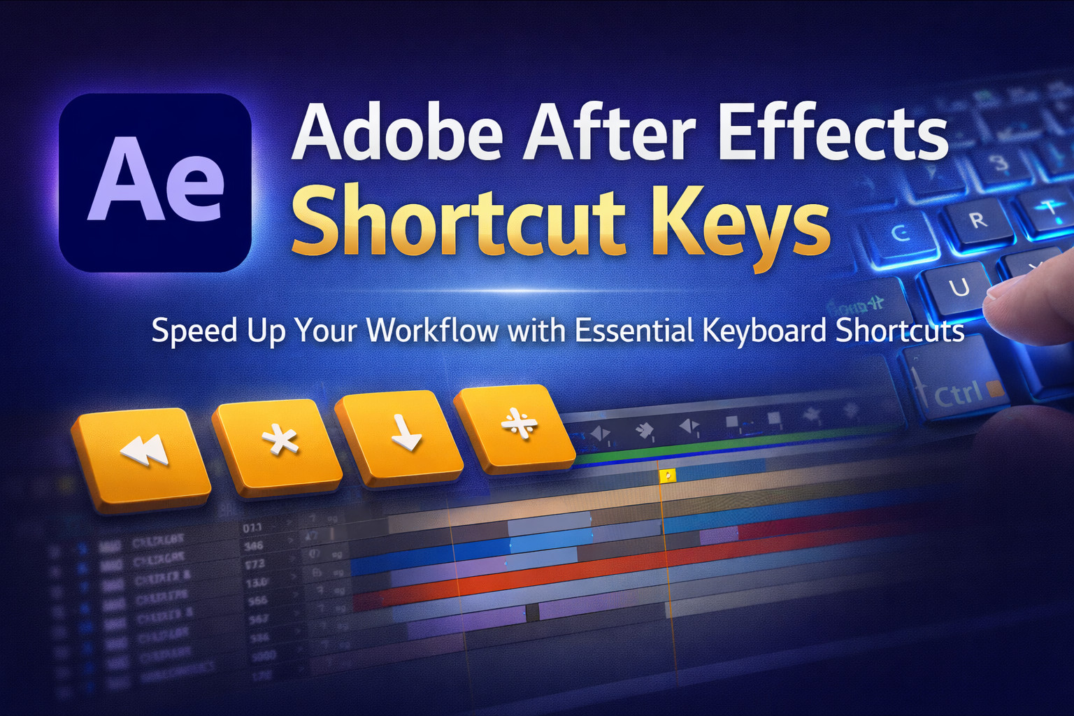 Adobe After Effects shortcut keys