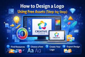 Design a Logo Using Free Assets (Step-by-Step)