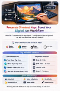 Procreate short cut keys