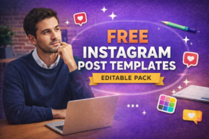 free instagram post template