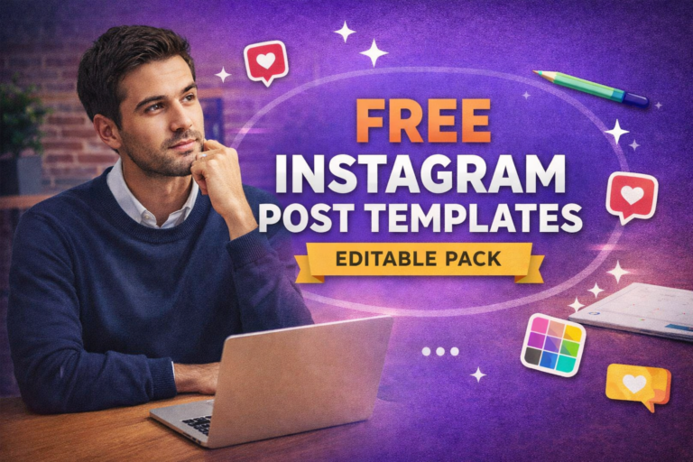 free instagram post template