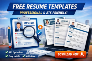 Free professional resume templates graphic