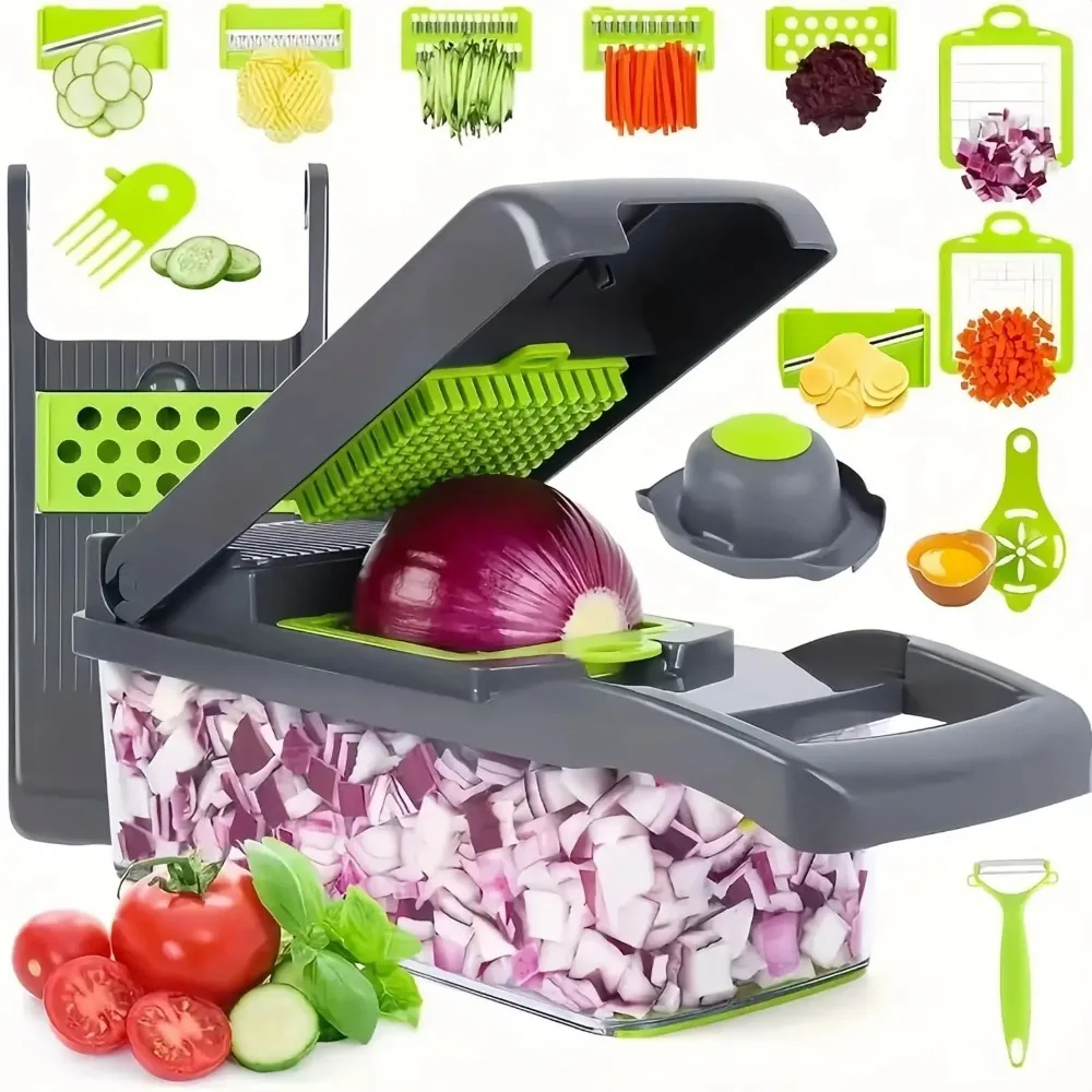 Multifunctional Vegetable Chopper Handle Food Grate Food Chopper Vegetable Slicer Dicer Cut 14/16 in 1 Kitchen Items Cocina 15 Multifunctional Vegetable Chopper Handle Food Grate Food Chopper Vegetable Slicer Dicer Cut 14/16 in 1 Kitchen Items Cocina